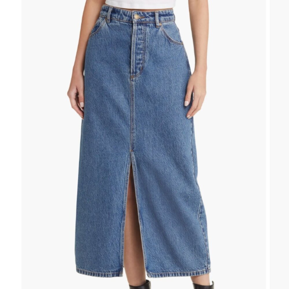Rolla's Denim Maxi Skirt
